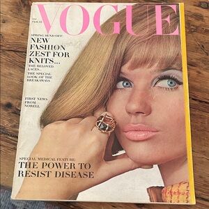 Vintage Vogue Magazine February 15,1966
